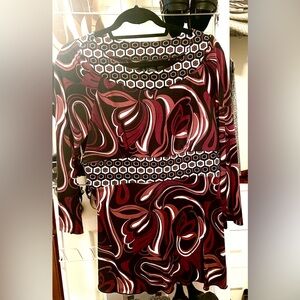 Women’s New Directions Tunic Top Blouse, Size L